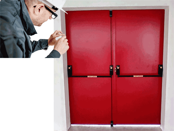 INSTALACAO PORTA CORTA FOGO
